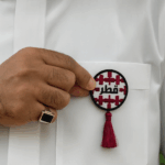 Embroidered Qatar Badge with Tassel