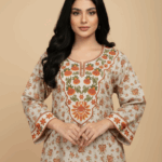 Embroidered Floral Elegance Jalabiya