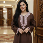 Chocolate brown Jalabiya