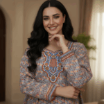 Elegant Floral Mosaic Embroidered Jalabiya
