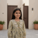 Floral Embroidered Jalabiya