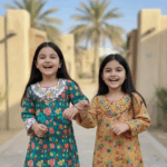 Floral Kids' Jalabiya