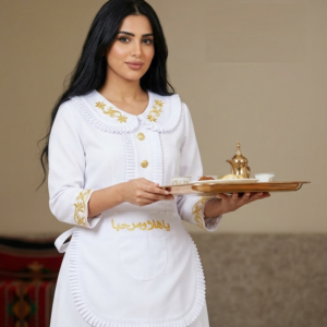 Exquisite Two-Piece Hostess & Server Uniform Set