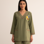 The "Nanny-Care" Crepe Uniform Set