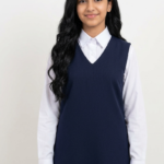 Premium High School Uniform Set: Pinafore & Lexus White long sleeve