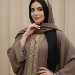 Taupe-brown abaya