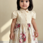 Vintage Charm Floral Tea Dress