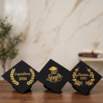 Custom Gold-Embroidered Graduation Cap