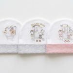 Adorable Embroidered Newborn Beanies