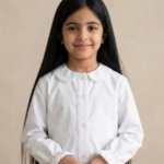 Scalloped Peter Pan Blouse