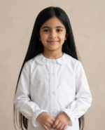 Scalloped Peter Pan Blouse