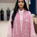 Empress Rose Crepe Graduation Ensemble
