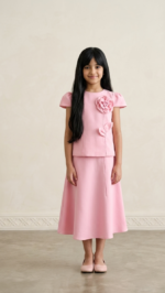 Elegant Floral Blossom Two-Piece Set - Image 4