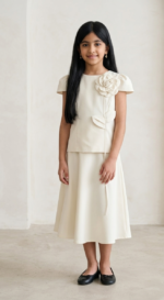 Elegant Floral Blossom Two-Piece Set - Image 3